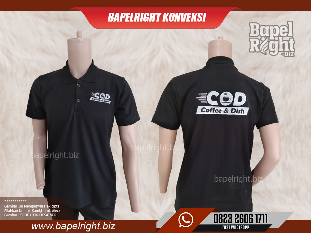 Desain Baju Kaos Berkerah